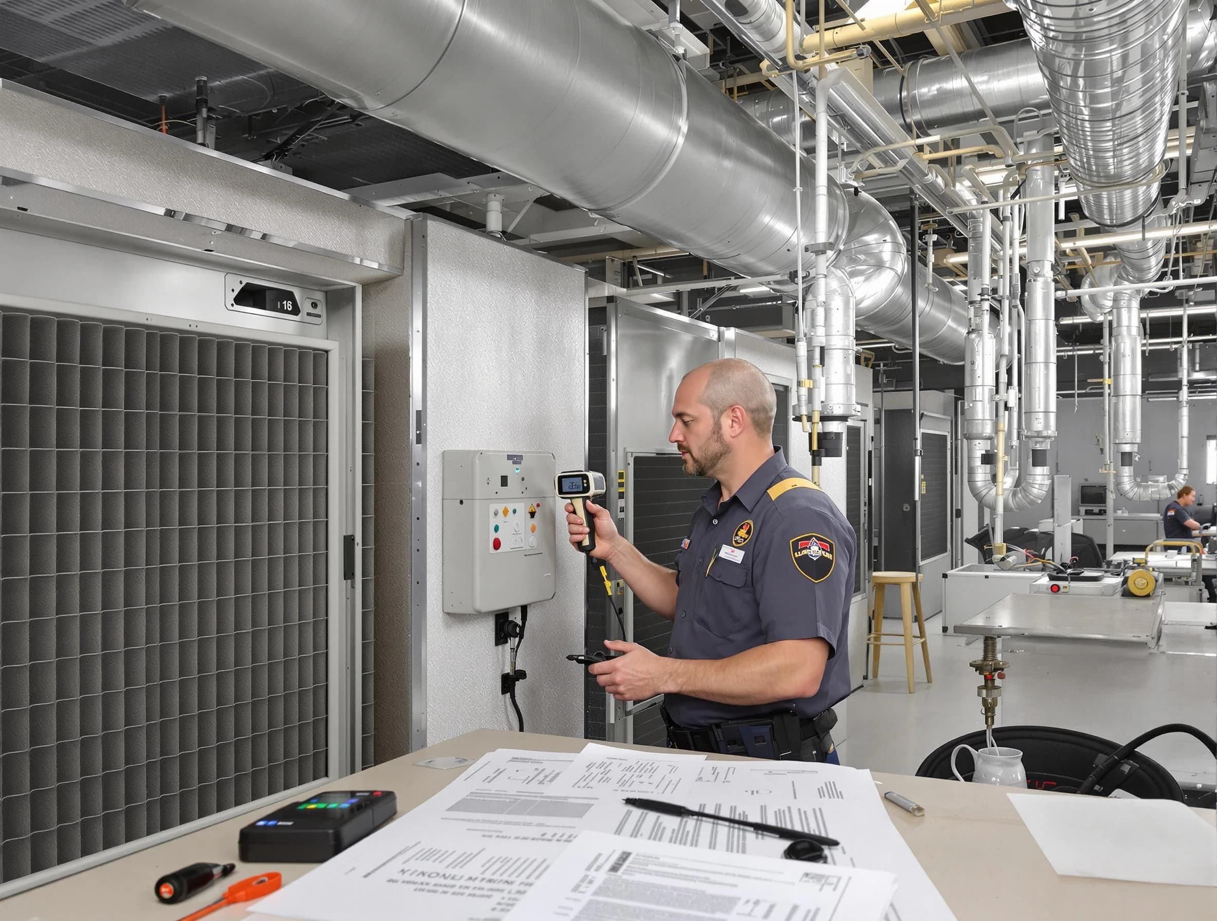 Professional filter system inspection by Edgewood Air Duct Cleaning in Edgewood