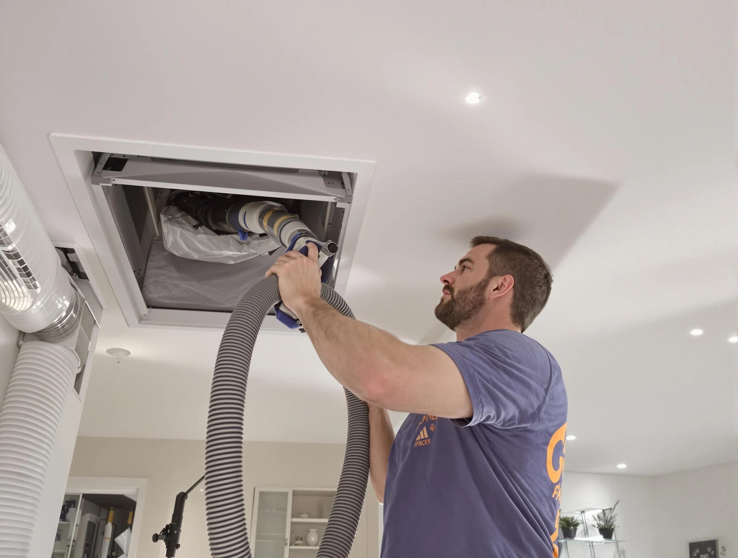 Precision indoor duct cleaning by Edgewood Air Duct Cleaning in Edgewood