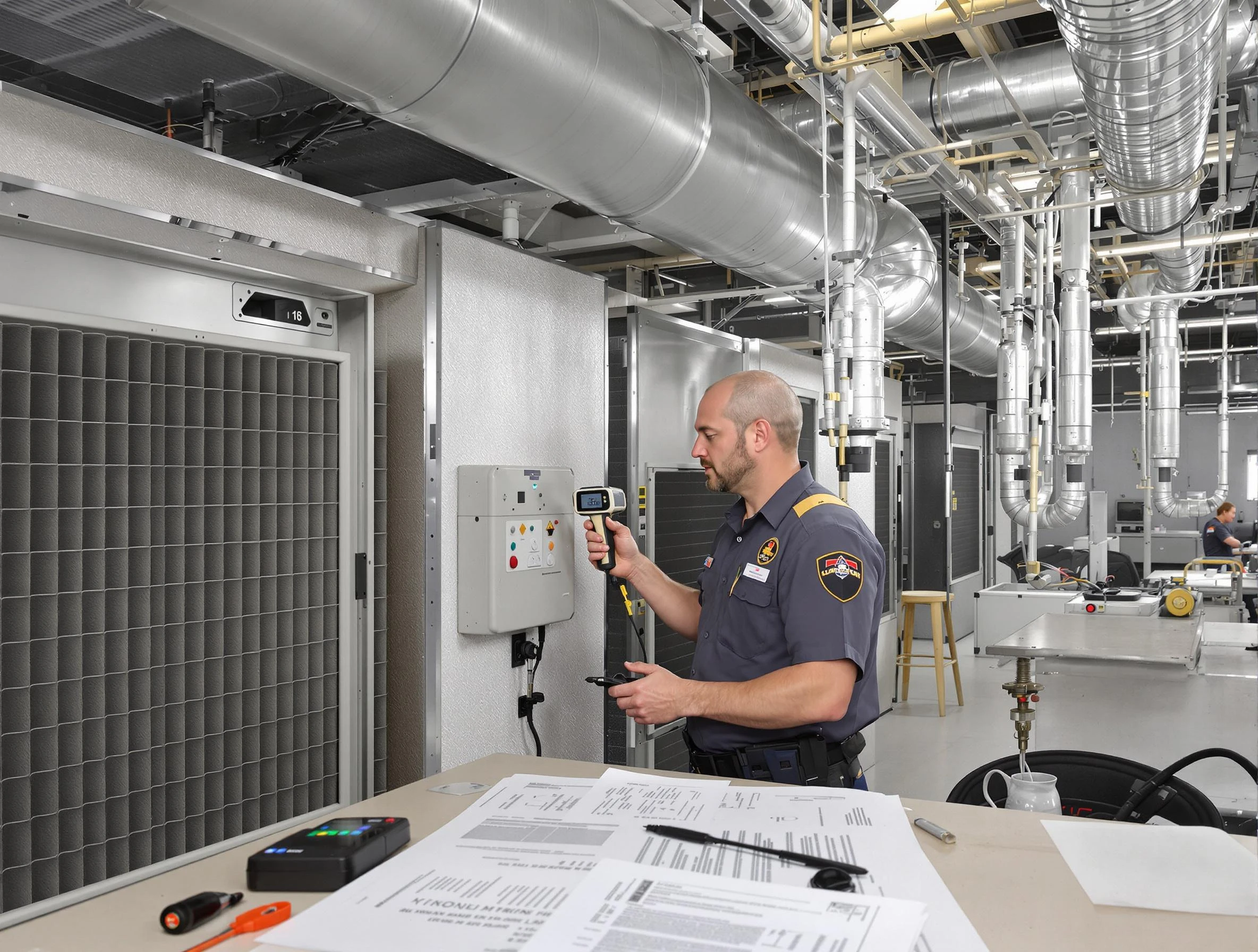 Professional filter system inspection by Edgewood Air Duct Cleaning in Edgewood